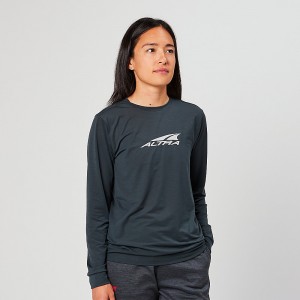 Altra EVERYDAY PERFORMANCE LONG SLEEVE T-Shirt Dames Zwart | Belgie AL1590M13