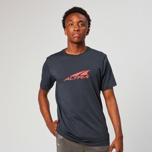 Altra EVERYDAY RECYCLED TEE T-Shirt Heren Zwart | Belgie AL6389S54