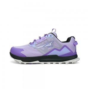 Altra LONE PEAK ALL-WTHR LOW 2 Wandelschoenen Dames Grijs Paars | Belgie AL1579V73