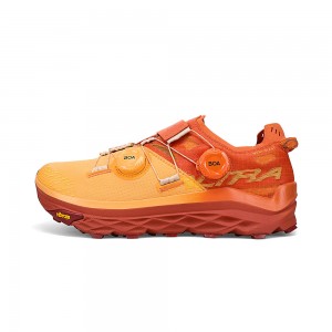 Altra MONT BLANC BOA Trail Schoenen Heren Geel Oranje | Belgie AL2579U67