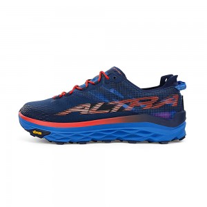 Altra MONT BLANC Trail Schoenen Heren Blauw Rood | Belgie AL7831J16