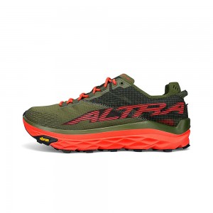 Altra MONT BLANC Trail Schoenen Heren Olijfgroen | Belgie AL1742D24