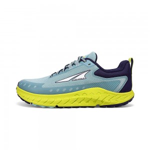 Altra OUTROAD 2 Loopschoenen Dames Blauw Groen | Belgie AL7981Y76