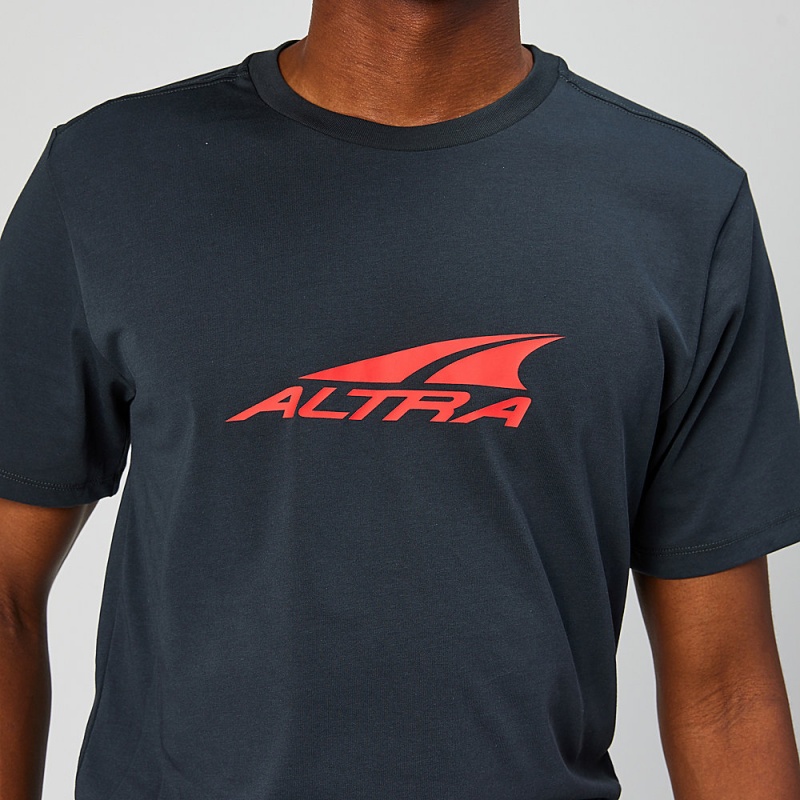 Altra EVERYDAY RECYCLED TEE T-Shirt Heren Zwart | Belgie AL6389S54