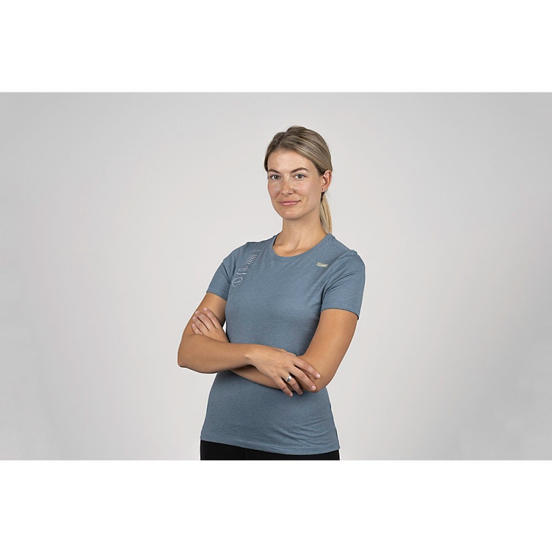 Altra LEGEND SHORT SLEEVE T-Shirt Dames Blauw | Belgie AL7034Y75