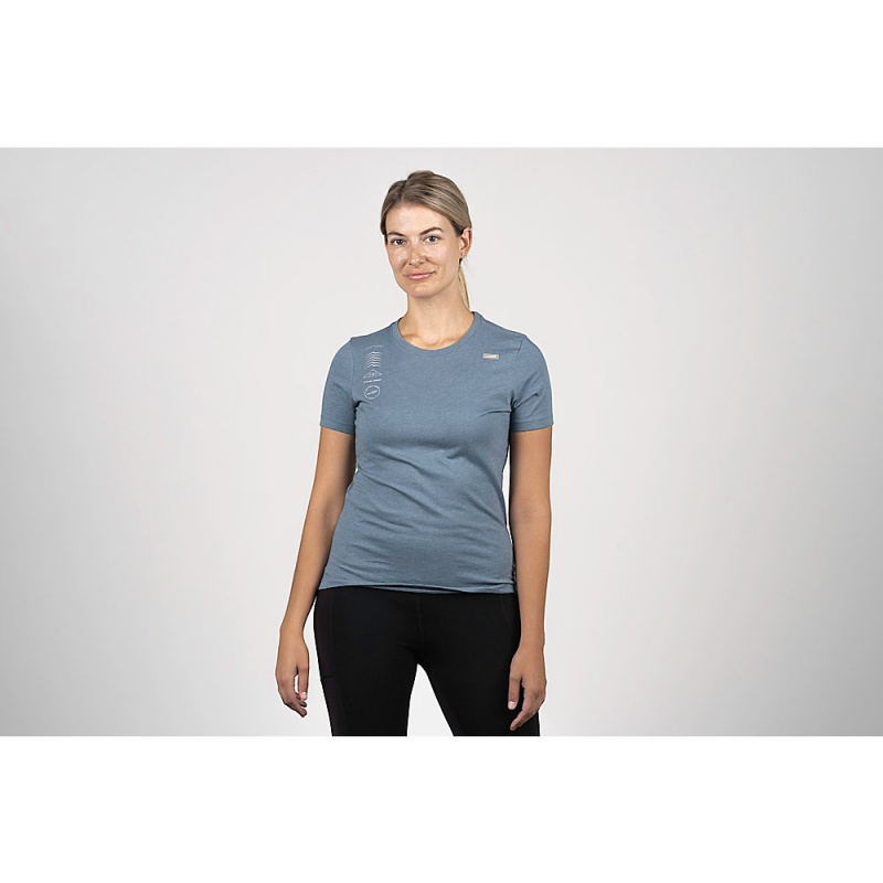 Altra LEGEND SHORT SLEEVE T-Shirt Dames Blauw | Belgie AL7034Y75