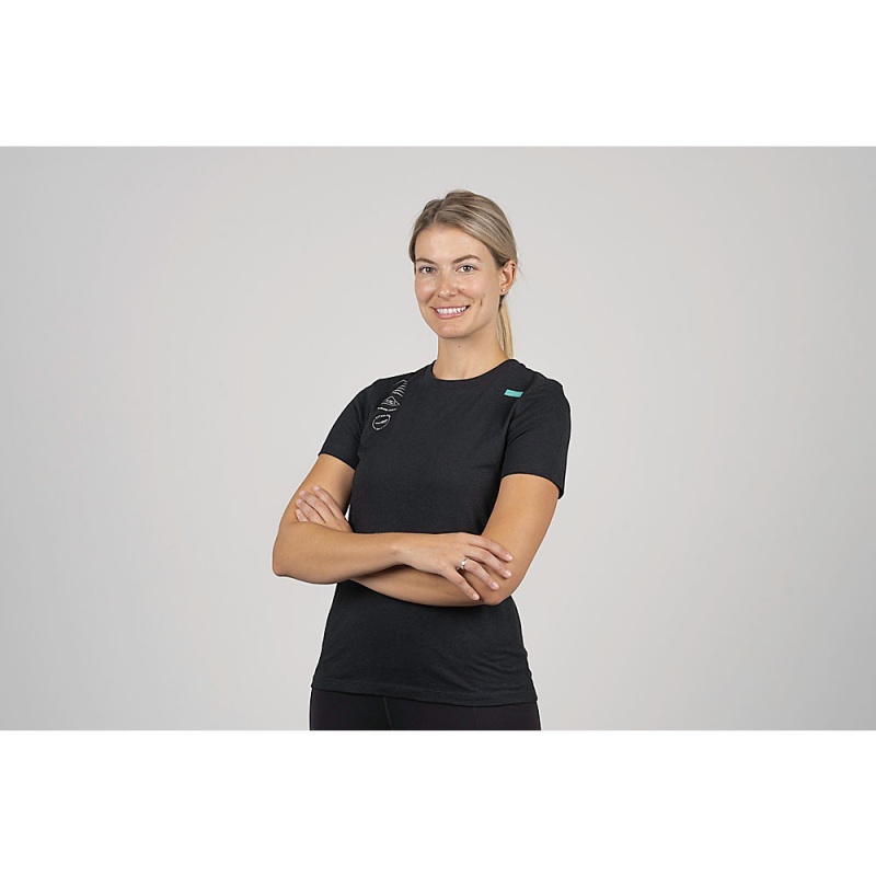 Altra LEGEND SHORT SLEEVE T-Shirt Dames Zwart | Belgie AL7836U52