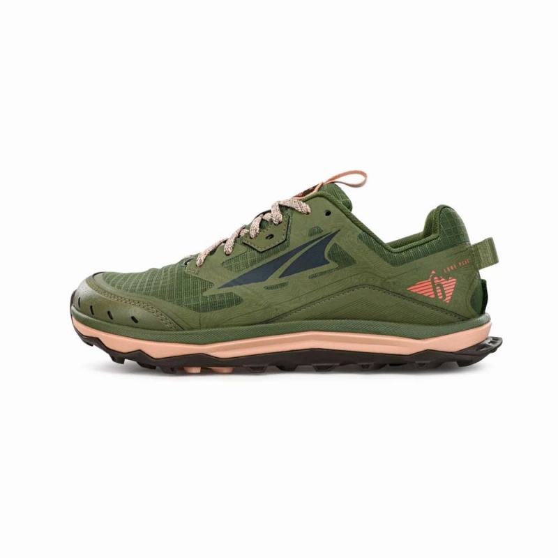 Altra LONE PEAK 6 Trail Schoenen Dames Olijfgroen | Belgie AL6278L49