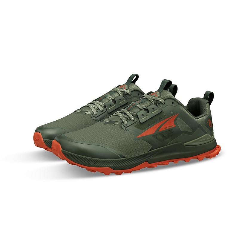 Altra LONE PEAK 8 Trail Schoenen Heren Olijfgroen | Belgie AL6847C75