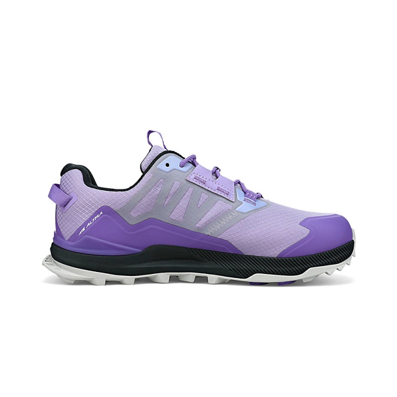 Altra LONE PEAK ALL-WTHR LOW 2 Wandelschoenen Dames Grijs Paars | Belgie AL1579V73