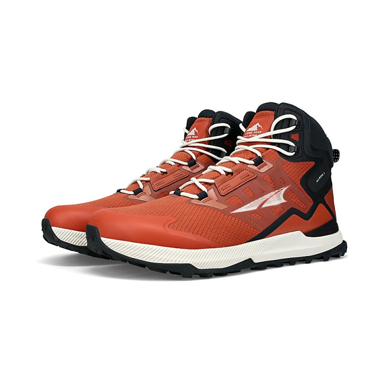 Altra LONE PEAK ALL-WTHR MID 2 Wandelschoenen Heren Oranje | Belgie AL4082K36