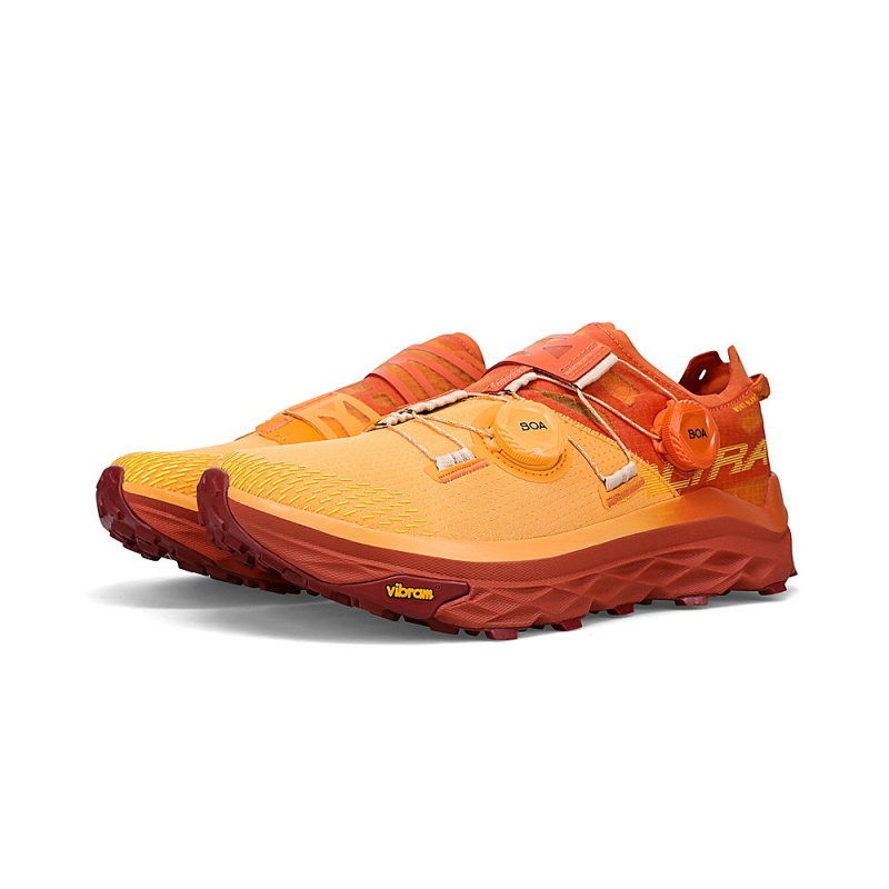 Altra MONT BLANC BOA Trail Schoenen Dames Geel Oranje | Belgie AL3469T07