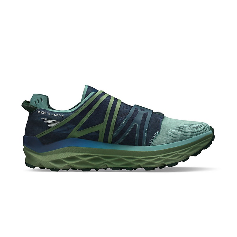 Altra MONT BLANC BOA Trail Schoenen Dames Blauw Groen | Belgie AL6501U94