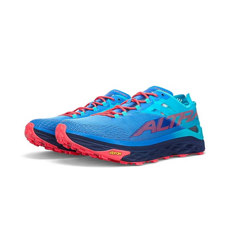 Altra MONT BLANC Trail Schoenen Heren Blauw | Belgie AL4182S05