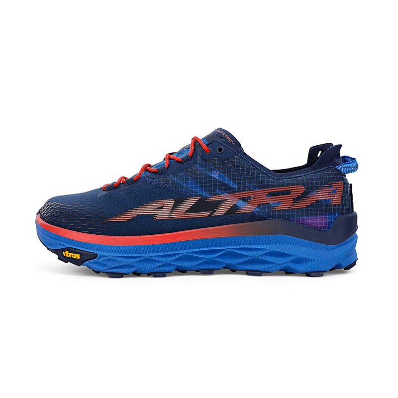 Altra MONT BLANC Trail Schoenen Heren Blauw Rood | Belgie AL7831J16