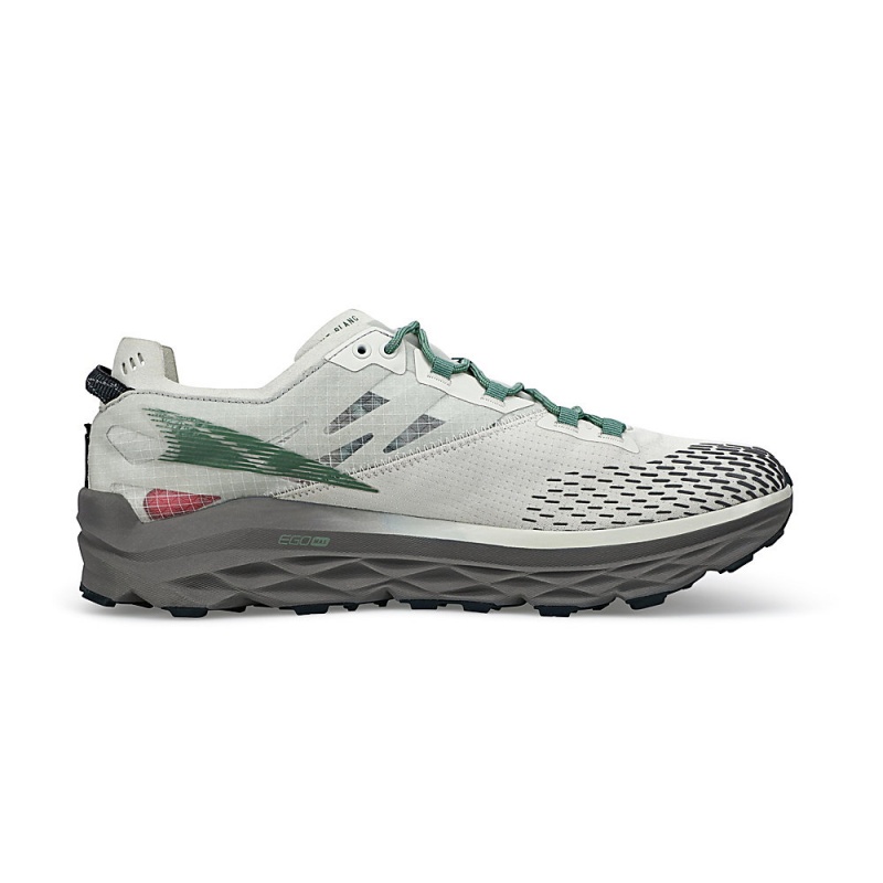 Altra MONT BLANC Trail Schoenen Heren Grijs Groen | Belgie AL4758G57