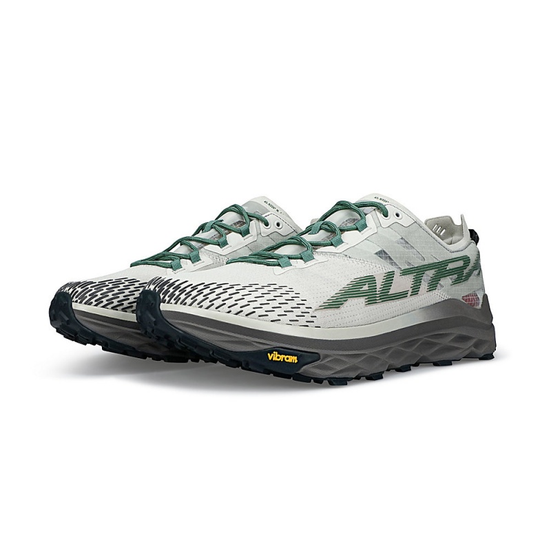 Altra MONT BLANC Trail Schoenen Heren Grijs Groen | Belgie AL4758G57