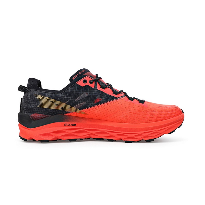 Altra MONT BLANC Trail Schoenen Heren Koraal Zwart | Belgie AL7043H02