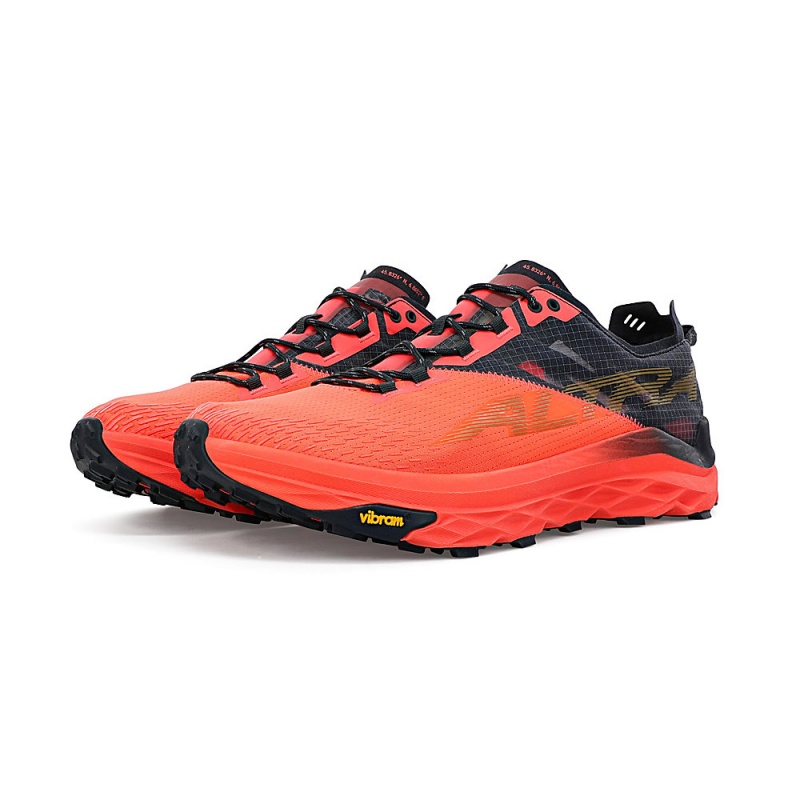 Altra MONT BLANC Trail Schoenen Heren Koraal Zwart | Belgie AL7043H02