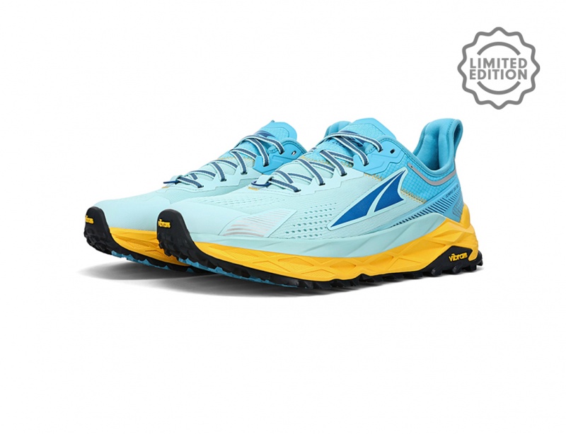 Altra OLYMPUS 5 CHAMONIX Trail Schoenen Heren Wit Blauw | Belgie AL2034K56