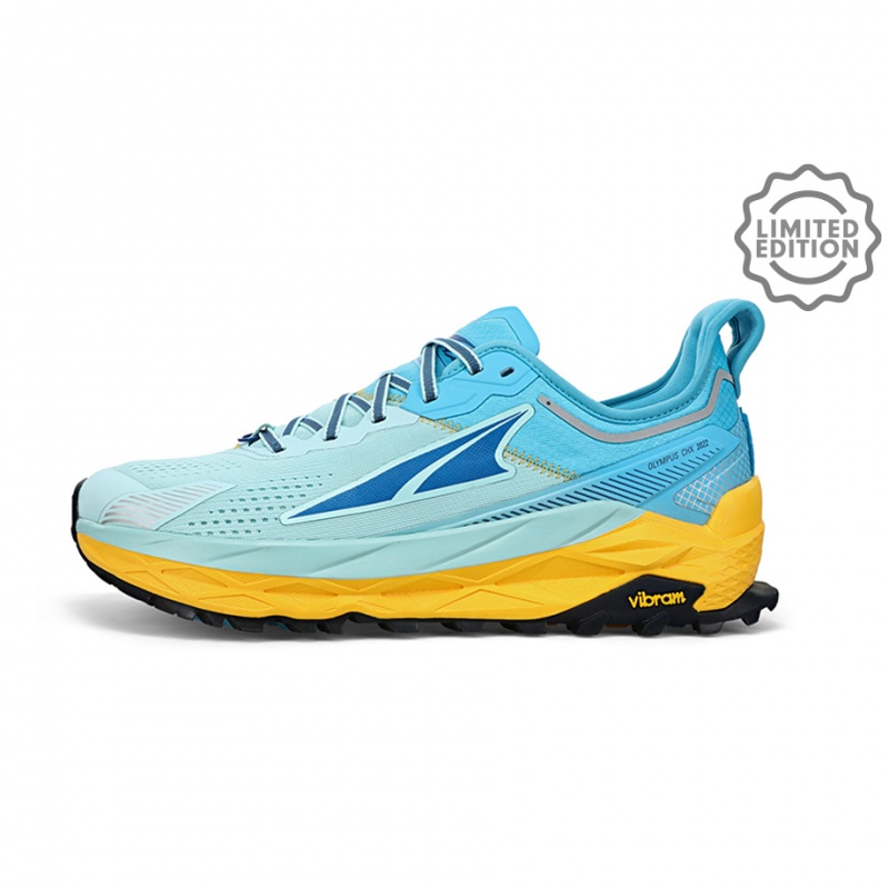 Altra OLYMPUS 5 CHAMONIX Trail Schoenen Heren Wit Blauw | Belgie AL2034K56