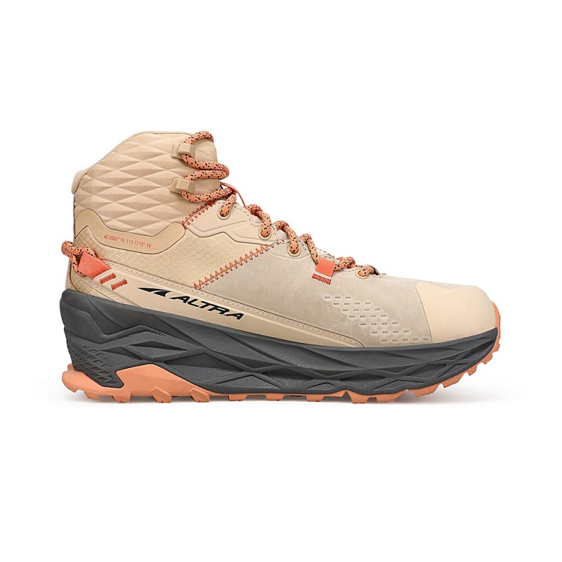 Altra OLYMPUS 5 HIKE MID GTX Wandelschoenen Dames Bruin | Belgie AL5403S04