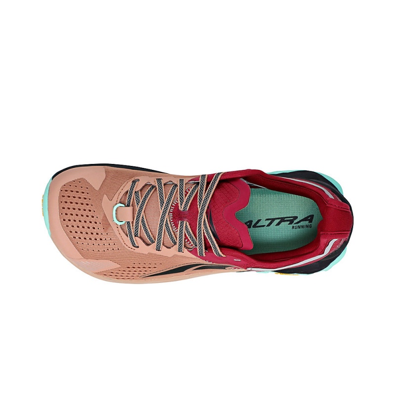 Altra OLYMPUS 5 Trail Schoenen Dames Bruin Rood | Belgie AL0496P15