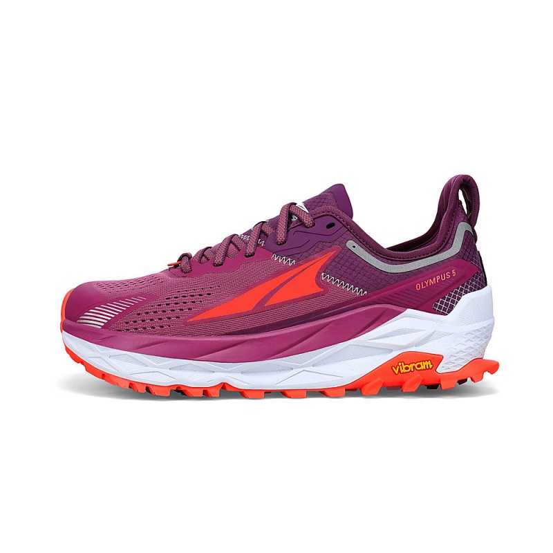 Altra OLYMPUS 5 Trail Schoenen Dames Paars Oranje | Belgie AL0869Q49