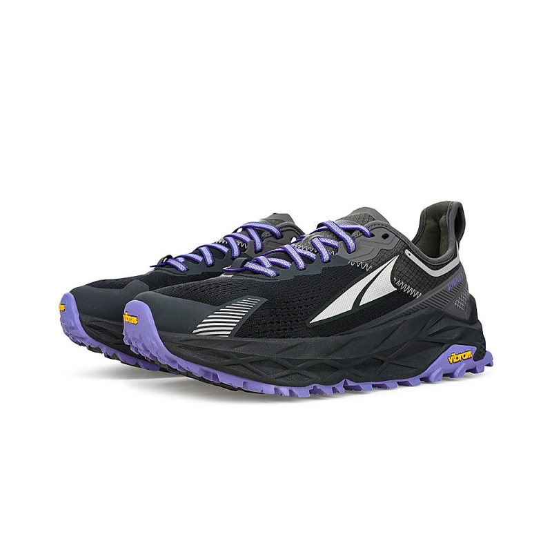 Altra OLYMPUS 5 Trail Schoenen Dames Zwart Grijs | Belgie AL1956Y14