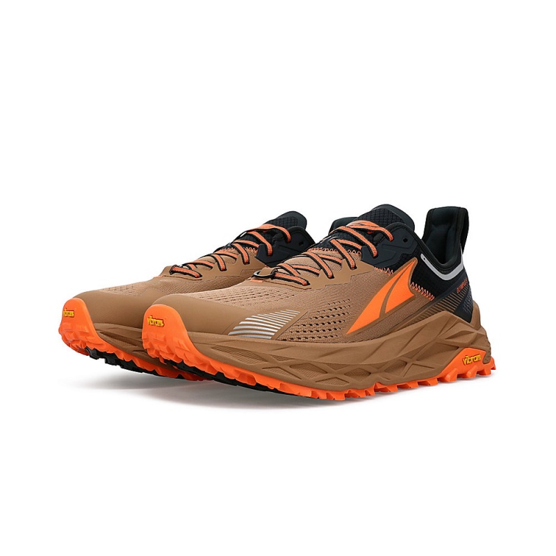 Altra OLYMPUS 5 Trail Schoenen Heren Bruin | Belgie AL8463H32