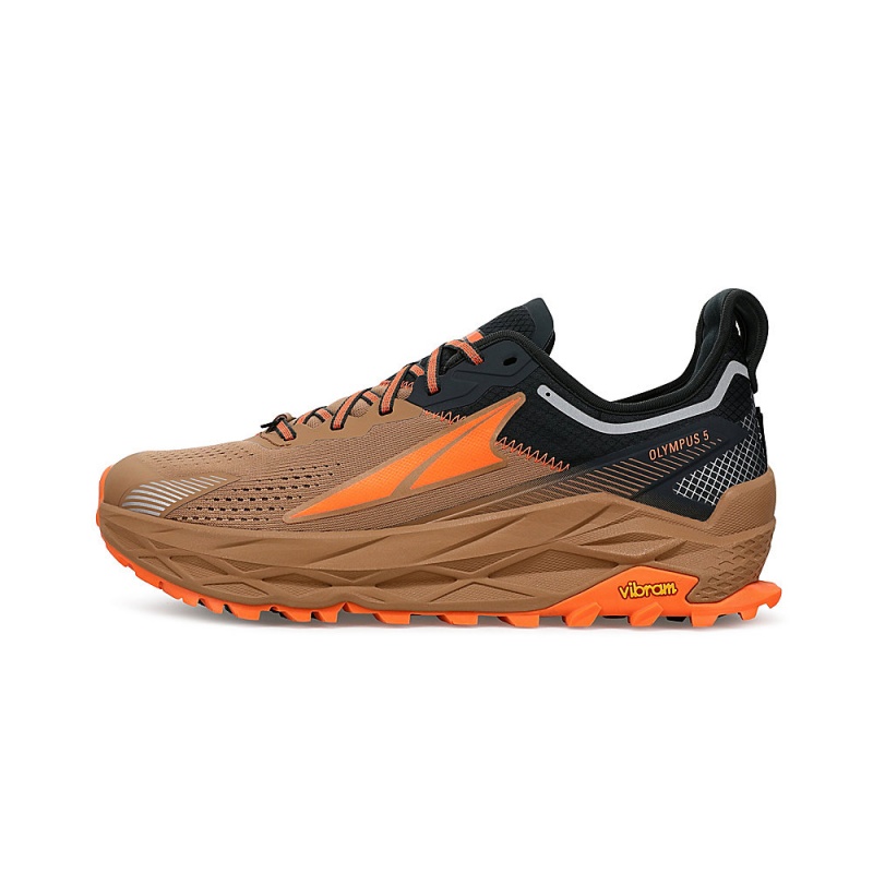 Altra OLYMPUS 5 Trail Schoenen Heren Bruin | Belgie AL8463H32