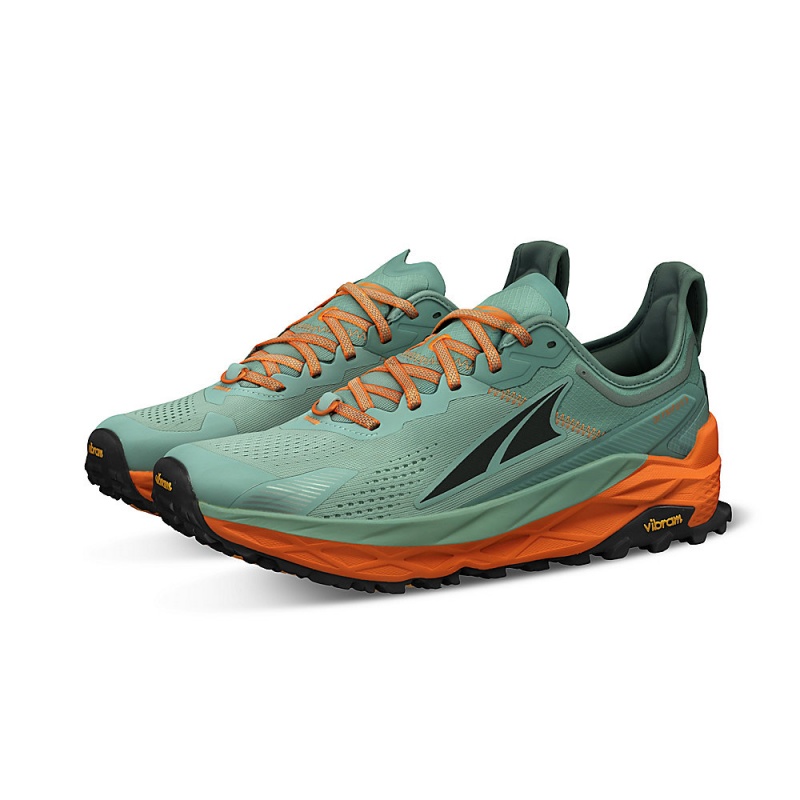 Altra OLYMPUS 5 Trail Schoenen Heren Grijs Oranje | Belgie AL3206J53