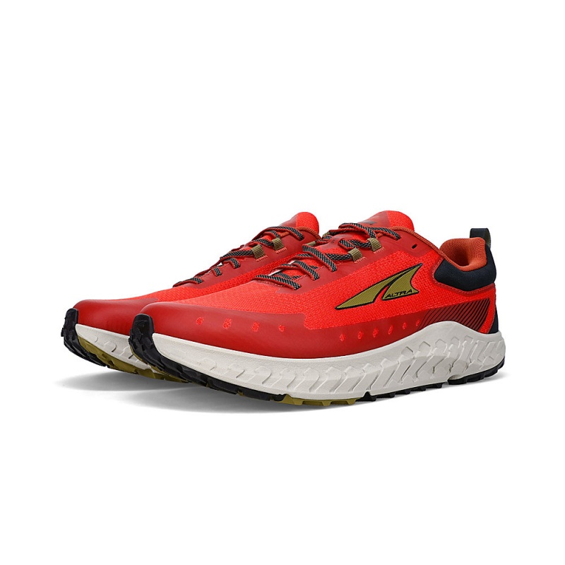 Altra OUTROAD 2 Loopschoenen Heren Zwart Rood | Belgie AL8196Y64