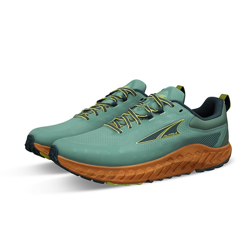 Altra OUTROAD 2 Trail Schoenen Heren Blauw Oranje | Belgie AL2495M47