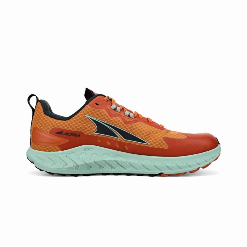 Altra OUTROAD Trail Schoenen Heren Groen Oranje | Belgie AL4215E43