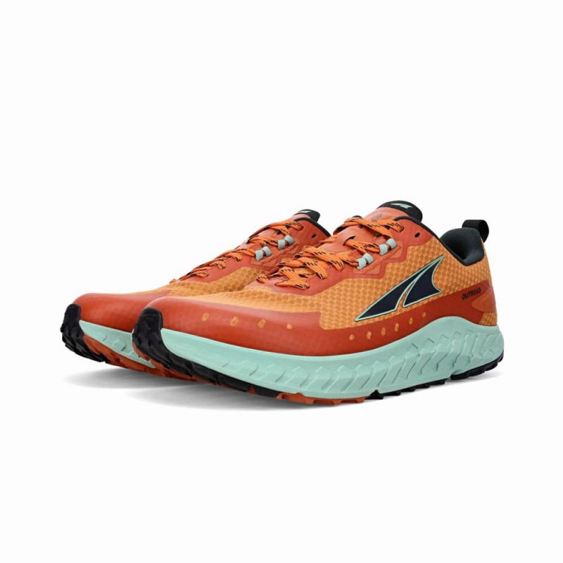 Altra OUTROAD Trail Schoenen Heren Groen Oranje | Belgie AL4215E43