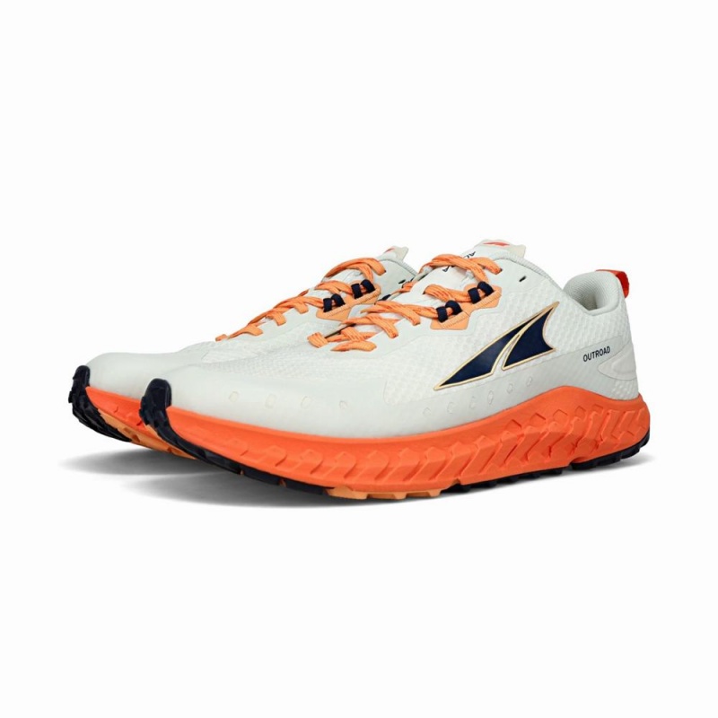 Altra OUTROAD Trail Schoenen Heren Wit Oranje | Belgie AL1987R94