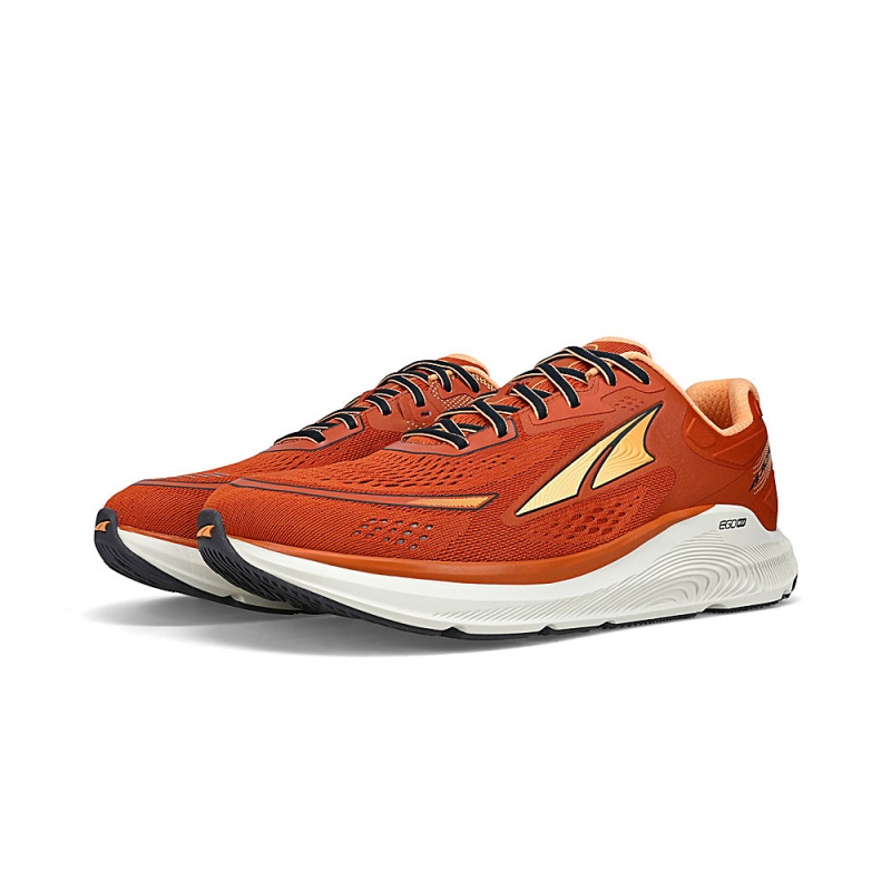 Altra PARADIGM 6 Loopschoenen Heren Oranje Zwart | Belgie AL3160U03