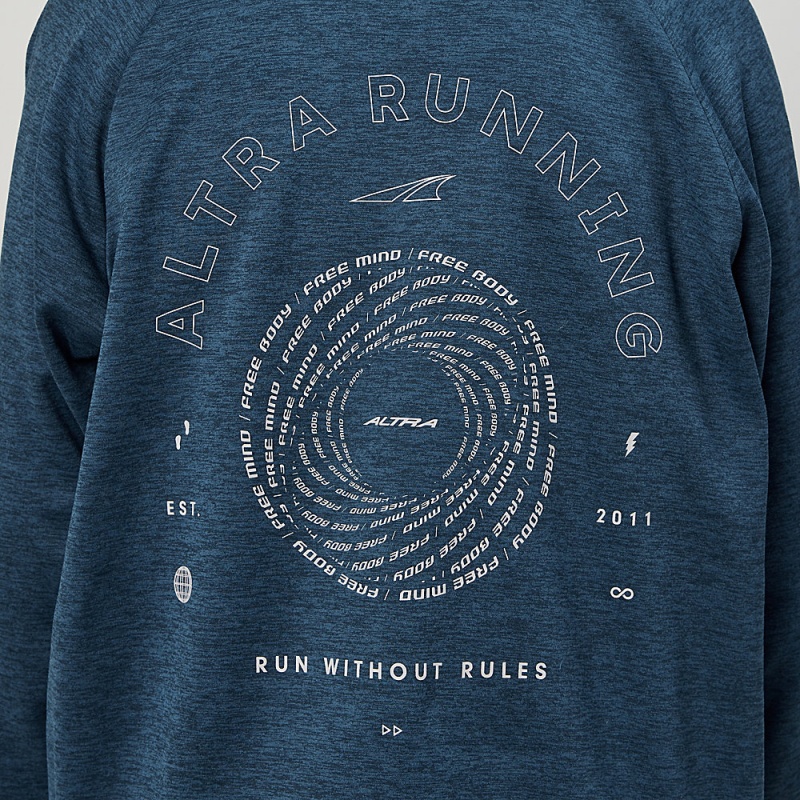 Altra RUN WITHOUT RULES Hoodie Heren Donkerblauw | Belgie AL1937N57