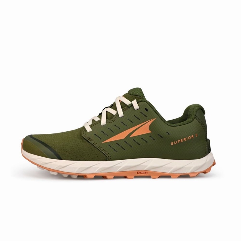 Altra SUPERIOR 5 Loopschoenen Dames Olijfgroen | Belgie AL8946H32