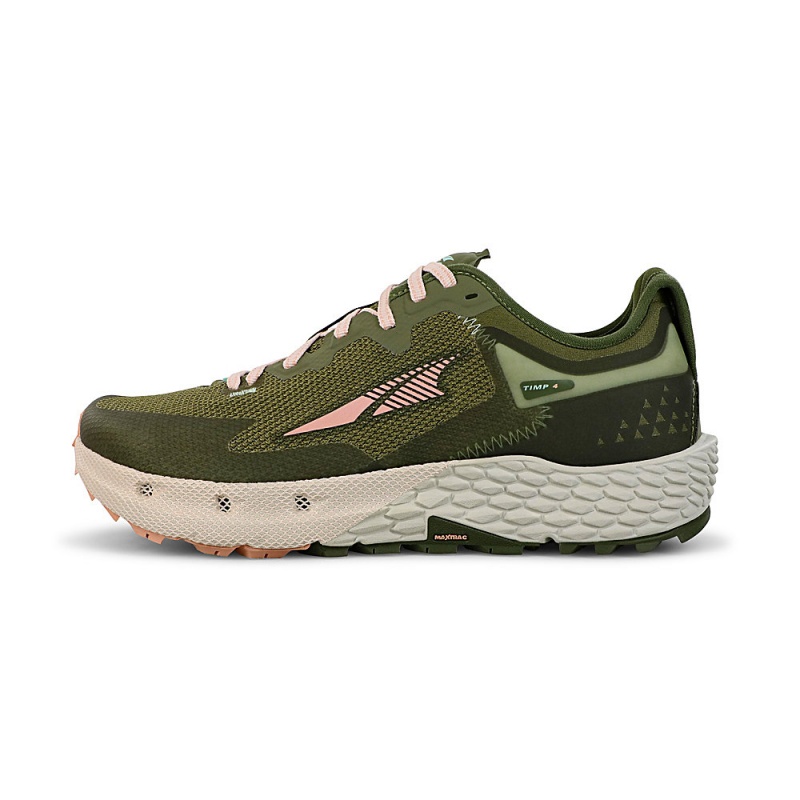 Altra TIMP 4 Trail Schoenen Dames Olijfgroen | Belgie AL2504M15