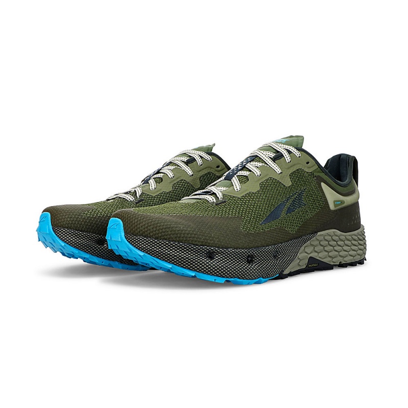 Altra TIMP 4 Trail Schoenen Heren Olijfgroen | Belgie AL2478N96