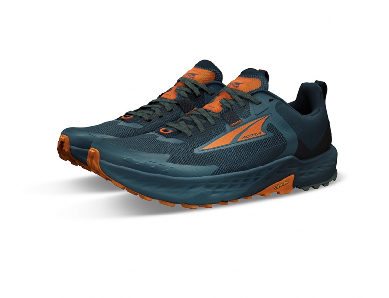 Altra TIMP 5 Trail Schoenen Heren Blauw Oranje | Belgie AL1489R10