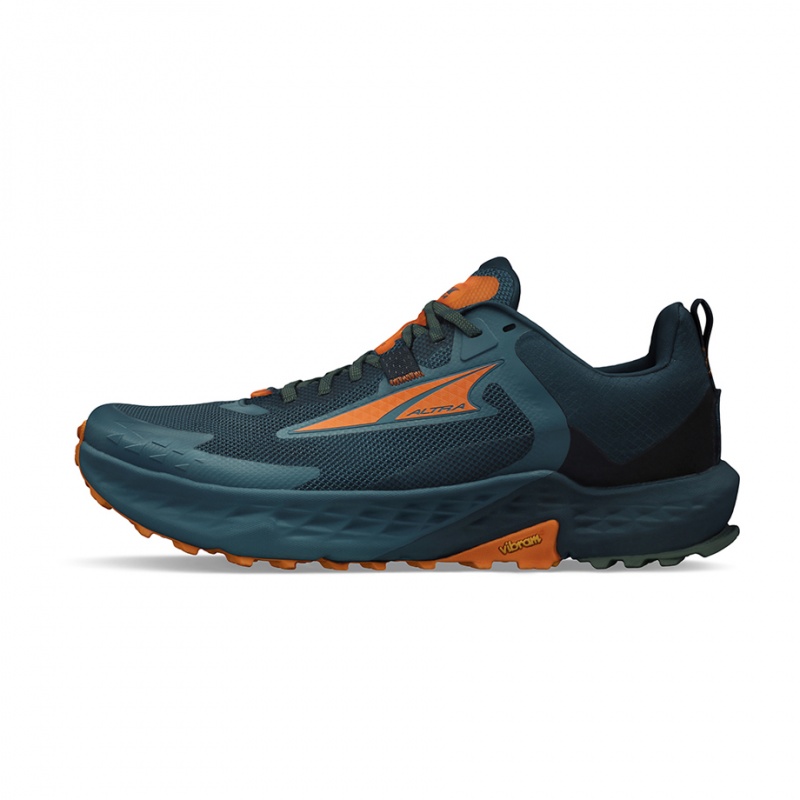 Altra TIMP 5 Trail Schoenen Heren Blauw Oranje | Belgie AL1489R10