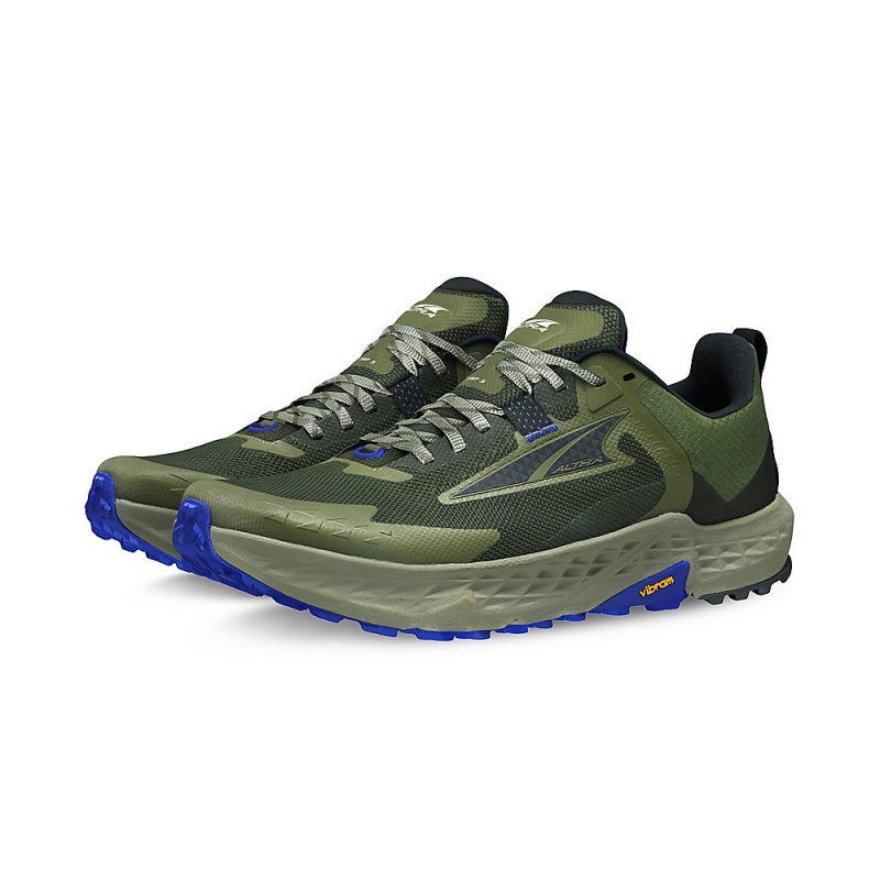 Altra TIMP 5 Trail Schoenen Heren Olijfgroen | Belgie AL4962W52