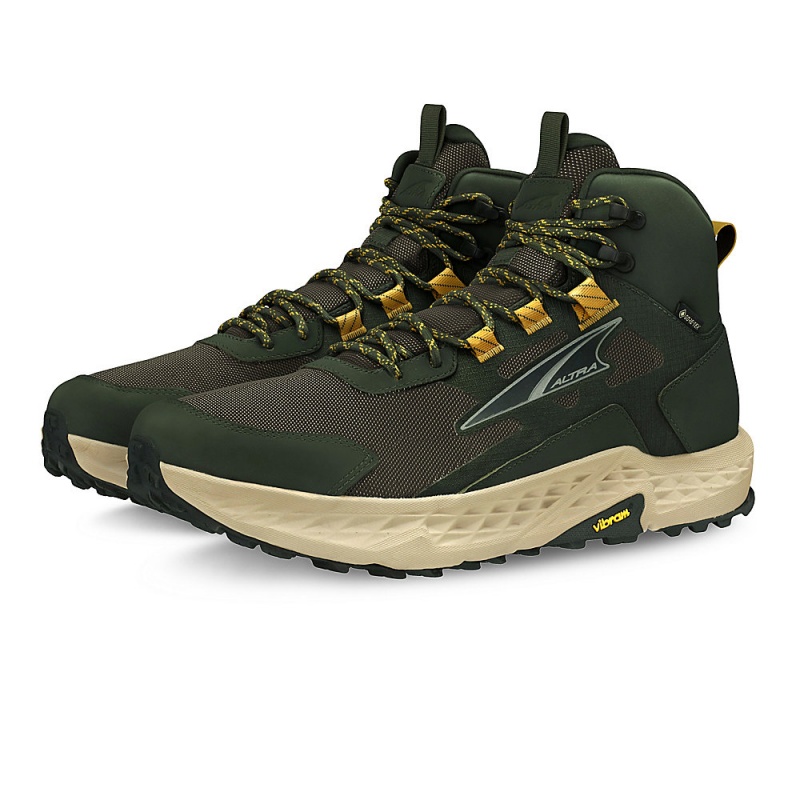 Altra TIMP HIKER GTX Trail Schoenen Heren Olijfgroen | Belgie AL0216B69