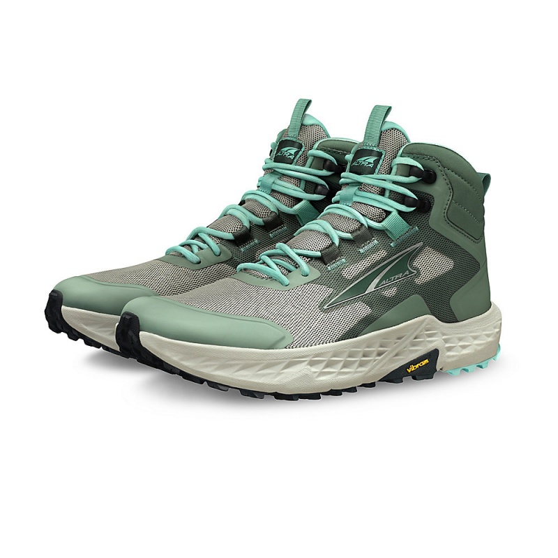 Altra TIMP HIKER Trail Schoenen Dames Grijs Groen | Belgie AL9218K81