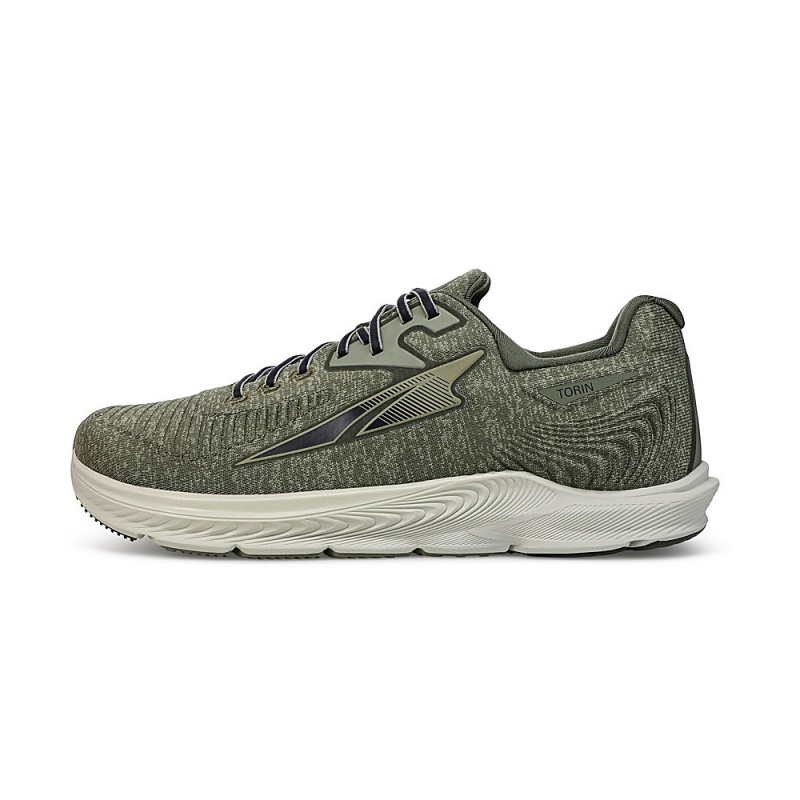 Altra TORIN 5 LUXE Loopschoenen Heren Olijfgroen | Belgie AL6589K85