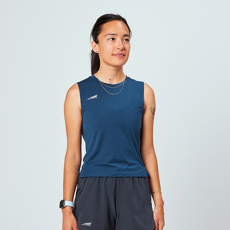 Altra TRAIL Tanktop Dames Donkerblauw | Belgie AL7136K51