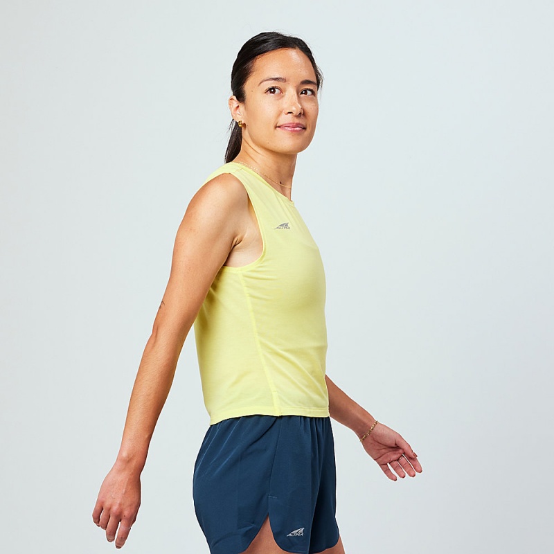 Altra TRAIL Tanktop Dames Geel | Belgie AL7591J93